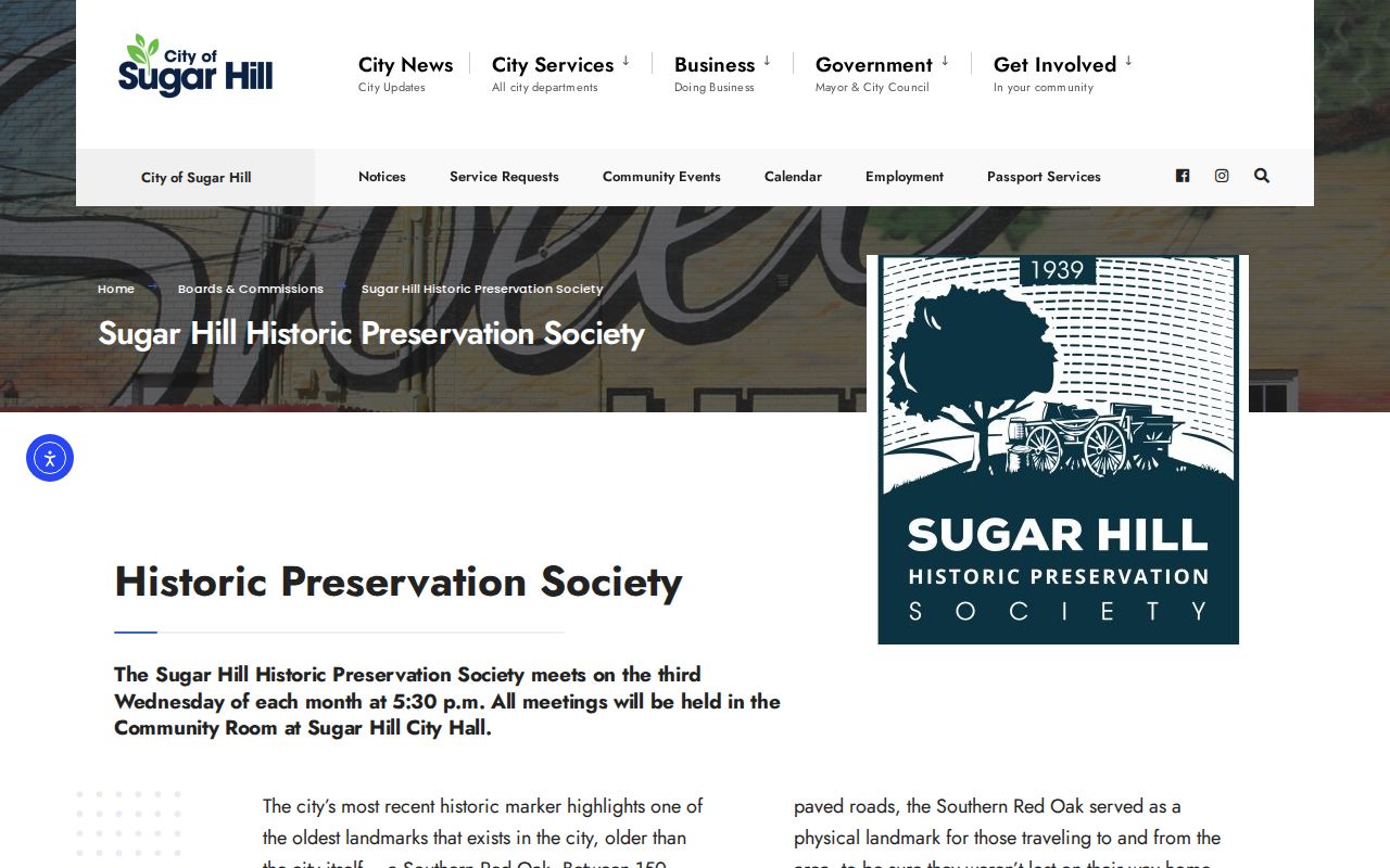 Sugar Hill city directory research at the Historic Preservation Society