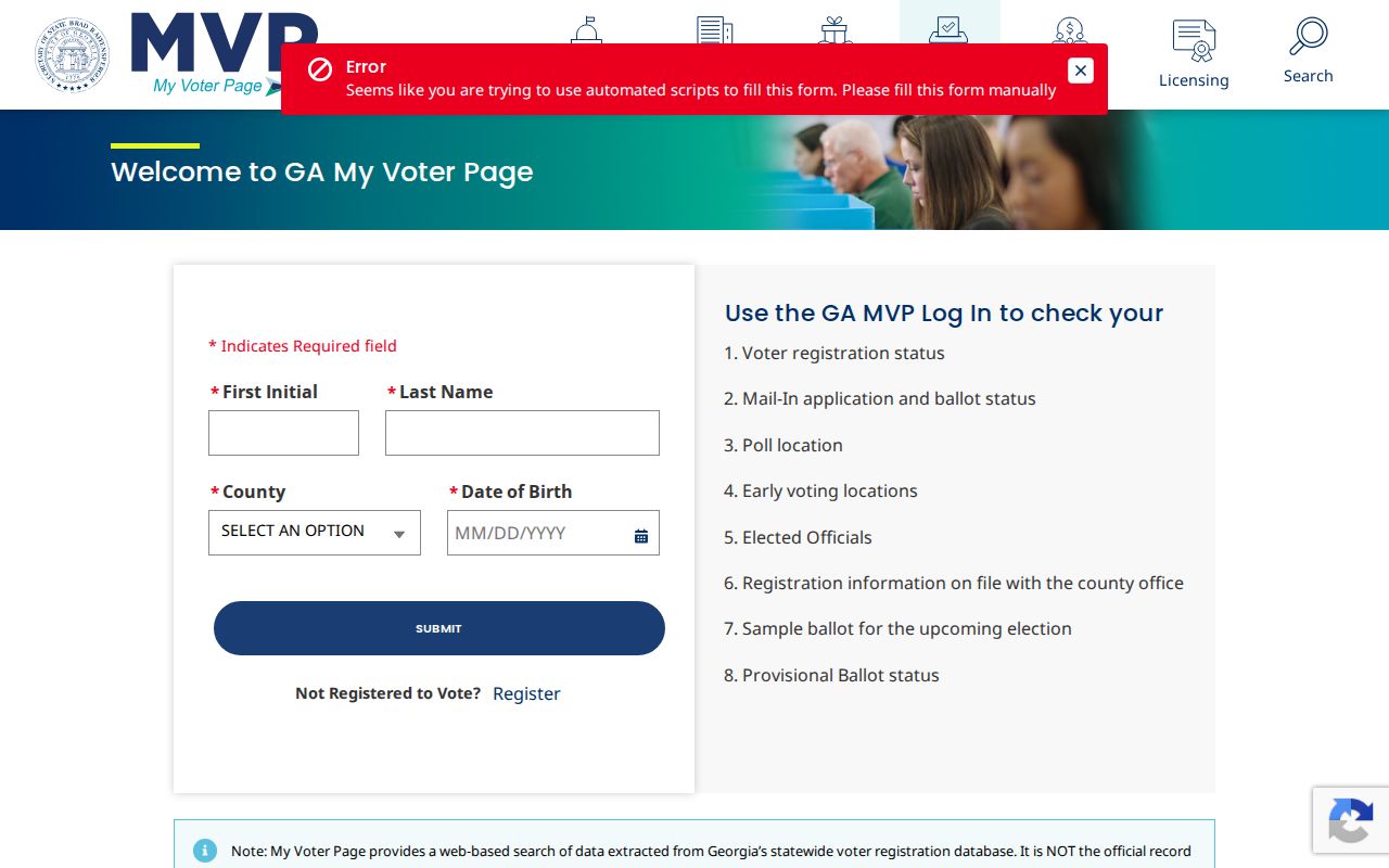 Sugar Hill residents directory Georgia voter lookup