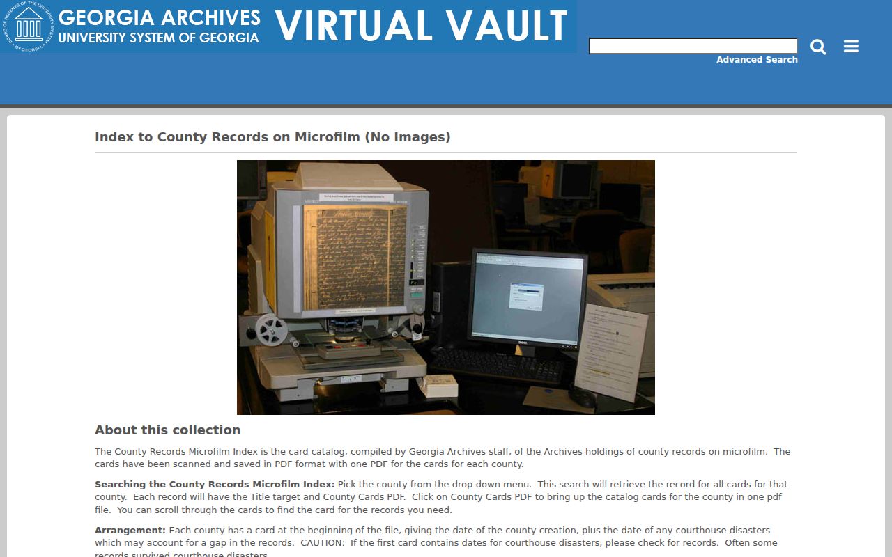Georgia Archives county cards for earlier Gwinnett and Sugar Hill address research